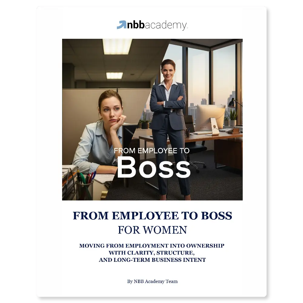 From Employee To Boss for Women - NBB Academy premium eBook