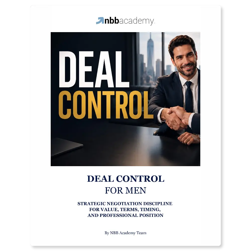 Deal Control for Men - NBB Academy premium eBook